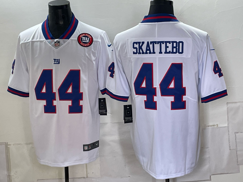 Men New York Giants #44 Skattebo white Nike 2026 NFL Game Jersey 0931005